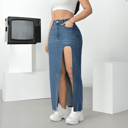SlitMax Denim Skirt®