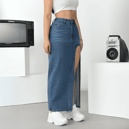 SlitMax Denim Skirt®