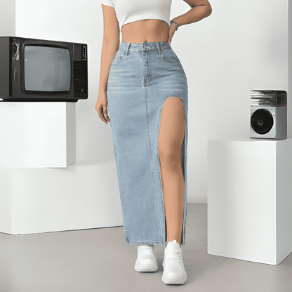 SlitMax Denim Skirt®