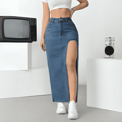 SlitMax Denim Skirt®