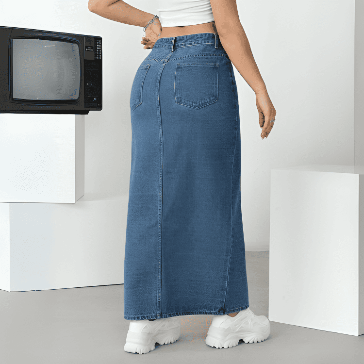 SlitMax Denim Skirt®